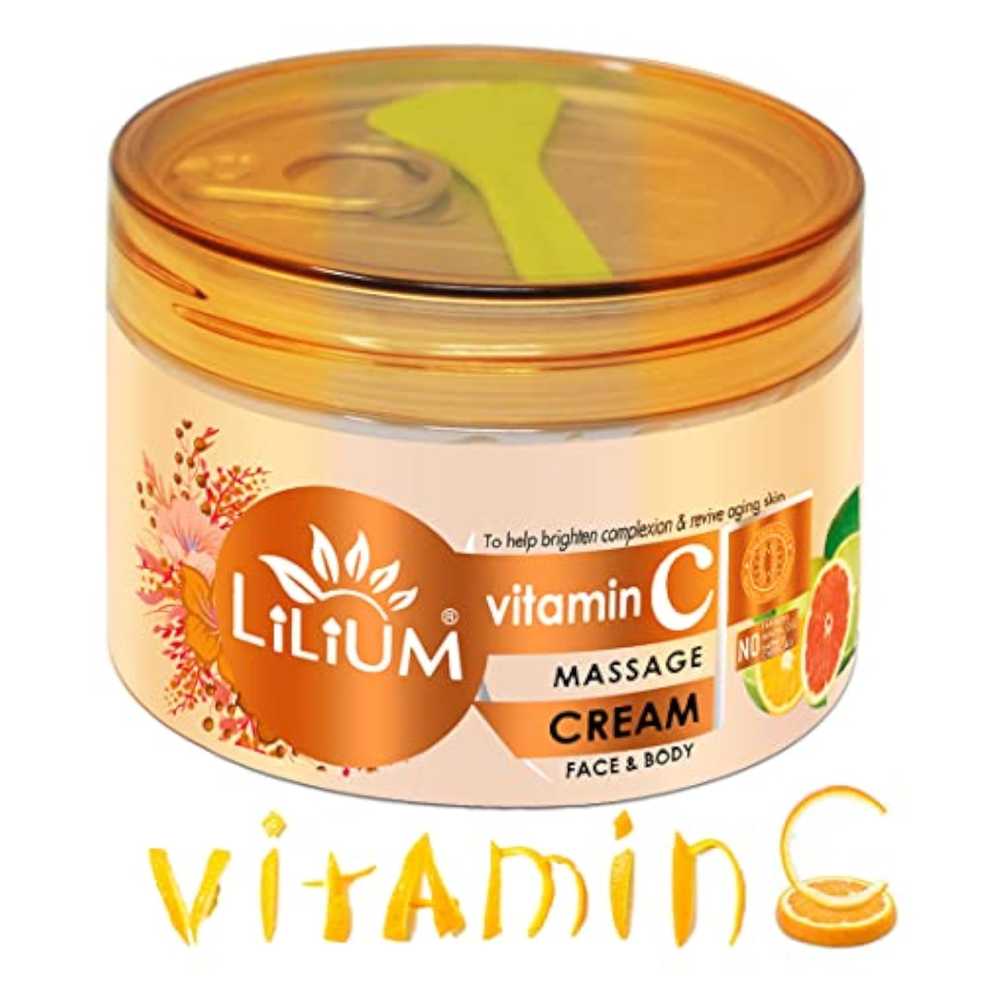 Vitamin C Face & Body Massage Cream, 250g